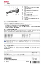 Предварительный просмотр 128 страницы Hilti NPR 019 IE-A22 Original Operating Instructions