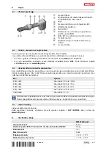 Предварительный просмотр 187 страницы Hilti NPR 019 IE-A22 Original Operating Instructions