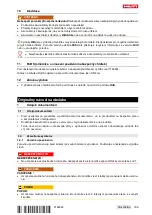 Предварительный просмотр 193 страницы Hilti NPR 019 IE-A22 Original Operating Instructions