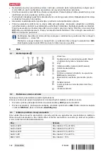 Предварительный просмотр 198 страницы Hilti NPR 019 IE-A22 Original Operating Instructions