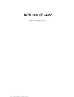 Preview for 3 page of Hilti NPR 032 PE-A22 Operating Instructions Manual
