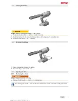 Предварительный просмотр 13 страницы Hilti NPR 032 PE-A22 Operating Instructions Manual