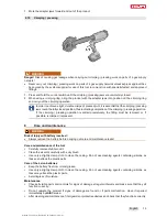 Предварительный просмотр 17 страницы Hilti NPR 032 PE-A22 Operating Instructions Manual