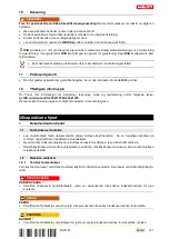 Предварительный просмотр 147 страницы Hilti NPR 32 XL-22 Manual