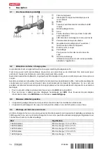 Предварительный просмотр 22 страницы Hilti NUN 054 IE-A22 Original Operating Instructions