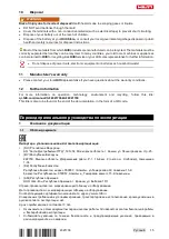 Предварительный просмотр 21 страницы Hilti NUN 54-22 Original Operating Instructions