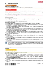 Preview for 23 page of Hilti NURON AG 4S-22-125 Manual