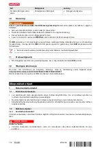 Предварительный просмотр 178 страницы Hilti Nuron DSH 600-22 Original Operating Instructions