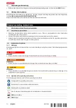 Предварительный просмотр 18 страницы Hilti NURON NCR 60 D-22 Original Operating Instructions