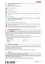 Предварительный просмотр 31 страницы Hilti NURON NCT 85 C-22 Original Operating Instructions