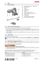 Предварительный просмотр 105 страницы Hilti NURON NCV 4-22 Manual