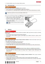 Предварительный просмотр 69 страницы Hilti NURON NPR 32 P-22 Operating Instructions Manual