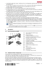 Предварительный просмотр 57 страницы Hilti NURON NUN 54-22 Original Operating Instructions