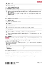 Preview for 119 page of Hilti NURON SB 6-22 Original Operating Instructions