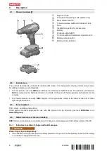 Предварительный просмотр 10 страницы Hilti NURON SBT 4--22 Operating Instructions Manual