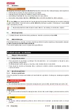 Предварительный просмотр 262 страницы Hilti NURON SC 4WL-22 Original Operating Instructions