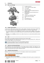 Предварительный просмотр 121 страницы Hilti NURON SF 6-22 Original Operating Instructions