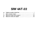 Preview for 4 page of Hilti NURON SIW 4AT-22 Manual