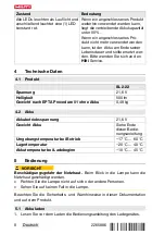 Preview for 12 page of Hilti NURON SL 2-22 Original Operating Instructions