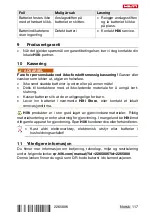 Preview for 121 page of Hilti NURON SL 2-22 Original Operating Instructions