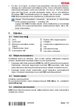 Preview for 137 page of Hilti NURON SL 2-22 Original Operating Instructions