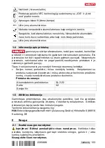 Preview for 157 page of Hilti NURON SL 2-22 Original Operating Instructions