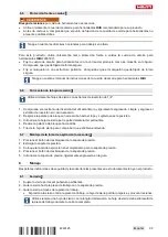 Preview for 41 page of Hilti NURON SR 6-22 Manual