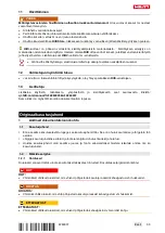 Предварительный просмотр 69 страницы Hilti NURON TE 6-22 Manual