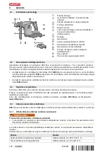 Предварительный просмотр 174 страницы Hilti NURON TE 6-22 Manual