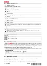 Preview for 260 page of Hilti Nuron TE 60-22 Manual