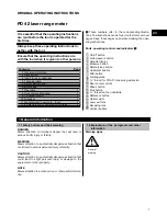 Preview for 5 page of Hilti PD 42 Operating Instructions Manual