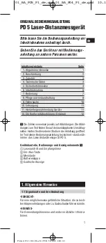 Preview for 3 page of Hilti PD 5 Operating Instructions Manual