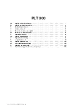 Preview for 5 page of Hilti PLT 300 Original Operating Instructions