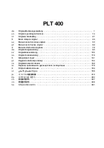 Preview for 5 page of Hilti PLT 400 Original Operating Instructions