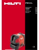 Hilti PM 2-L Operating Instructions Manual предпросмотр