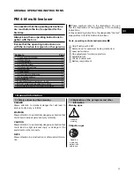 Preview for 17 page of Hilti PM 4-M Operating Instructions Manual