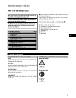 Preview for 89 page of Hilti PM 4-M Operating Instructions Manual