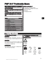 Preview for 66 page of Hilti PMP 34-F Operating Instructions Manual