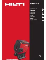 Предварительный просмотр 1 страницы Hilti PMP 45 Operation Instructions Manual