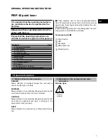 Preview for 5 page of Hilti PMP 45 Operation Instructions Manual