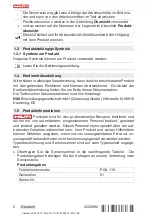 Предварительный просмотр 4 страницы Hilti POA 116 Original Operating Instructions