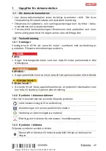 Предварительный просмотр 45 страницы Hilti POA 116 Original Operating Instructions