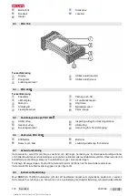 Предварительный просмотр 122 страницы Hilti pos 150 Operating Instructions Manual