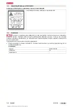 Предварительный просмотр 134 страницы Hilti pos 150 Operating Instructions Manual