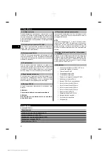 Preview for 47 page of Hilti PP 25 Operating Instructions Manual