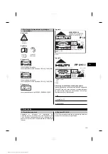 Preview for 124 page of Hilti PP 25 Operating Instructions Manual