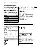 Preview for 4 page of Hilti PPA 20 Operating Instructions Manual