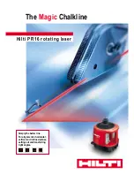 Hilti PR 16 Specification предпросмотр