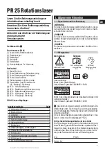 Preview for 5 page of Hilti PR 25 Manual