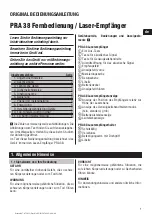 Preview for 4 page of Hilti PRA 38 Operating Instructions Manual